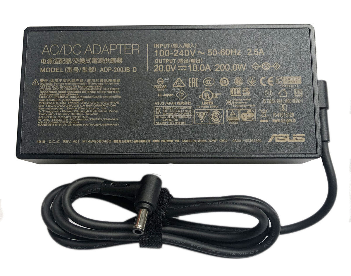 ספק כוח ASUS ADP-200JB D 20V 10A 200W 6.0x3.7mm – תמונה 2