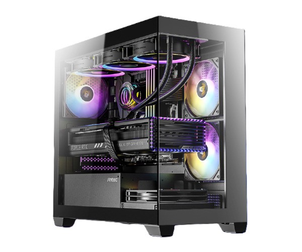 מחשב גיימינג Antec CX300 I5-14400F 32GB 1TB NVME NVIDIA RTX5060 8GB Windows 11 Pro 700W B760M DDR4