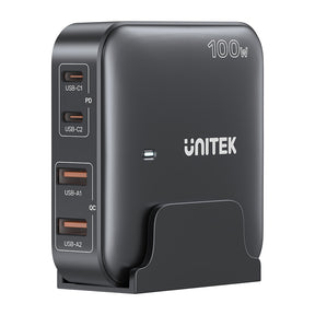 תחנת הטענה Unitek 100W Desktop GaN Charging Station (מתאים גם למחשב נייד בType C) – תמונה 28