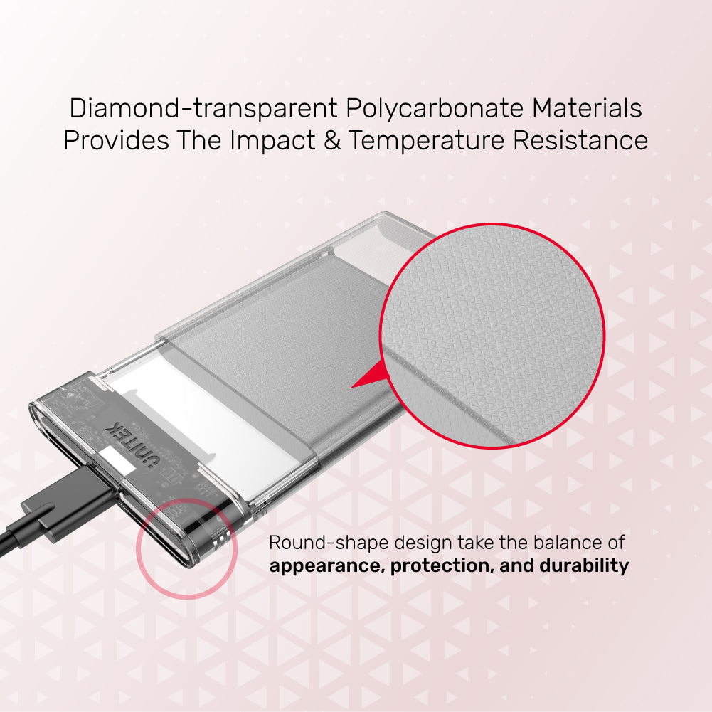 מארז לדיסק DiskGuard Limpid R SATA III 2.5 HDD/SSD Hard Disk Enclosure – תמונה 7