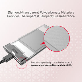 מארז לדיסק DiskGuard Limpid R SATA III 2.5 HDD/SSD Hard Disk Enclosure – תמונה 17