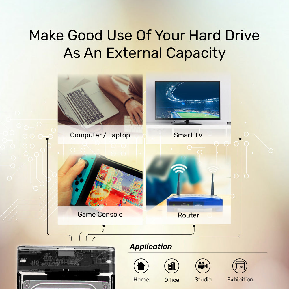 מארז לדיסק DiskGuard Limpid R SATA III 2.5 HDD/SSD Hard Disk Enclosure – תמונה 8