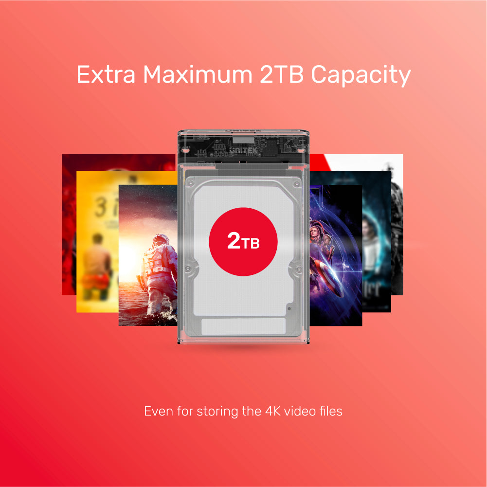 מארז לדיסק DiskGuard Limpid R SATA III 2.5 HDD/SSD Hard Disk Enclosure – תמונה 10