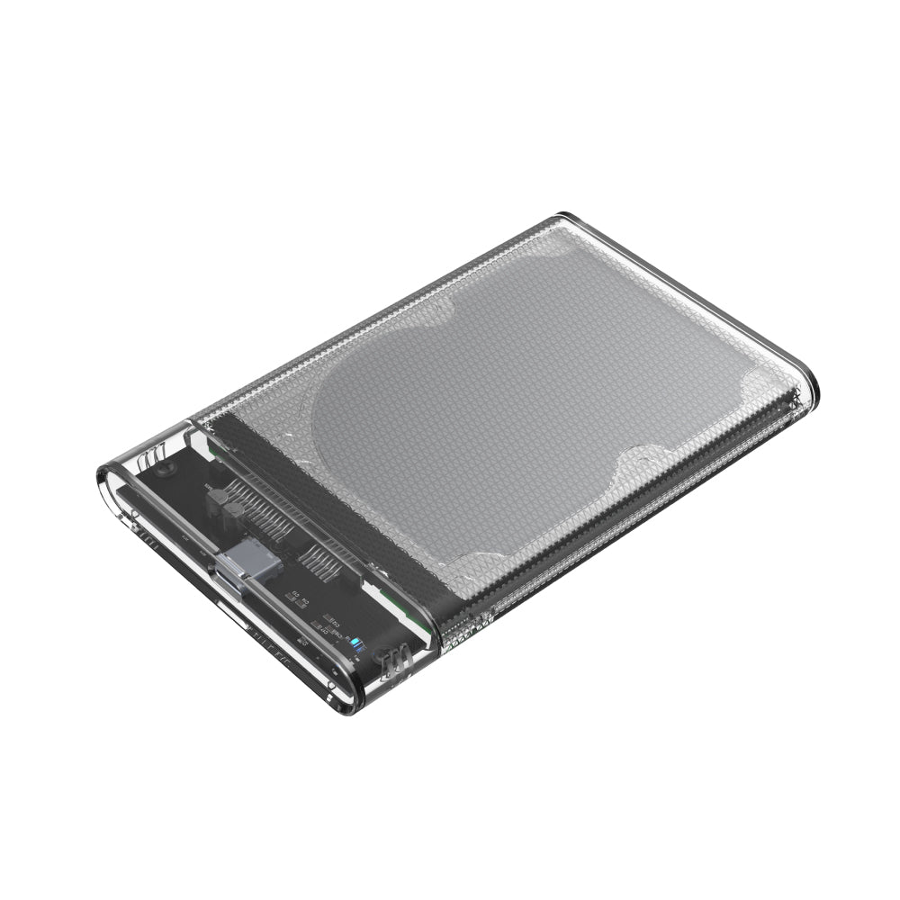 מארז שקוף לדיסק Unitek DiskGuard Limpid R USB-C to SATA6G 2.5 HDD/SSD HDD & SSD Enclosure – תמונה 2