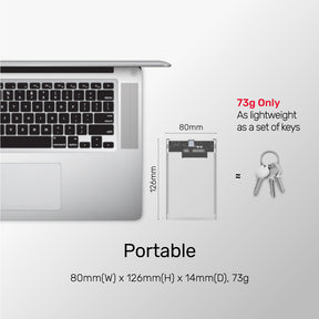 מארז שקוף לדיסק Unitek DiskGuard Limpid R USB-C to SATA6G 2.5 HDD/SSD HDD & SSD Enclosure – תמונה 22