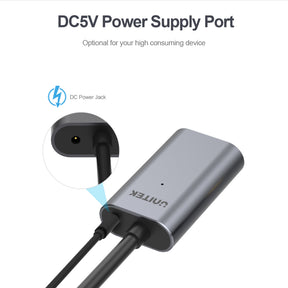 כבל מאריך אקטיבי Unitek USB 3.0 Extension Cable - אורך 5 מטר – תמונה 17