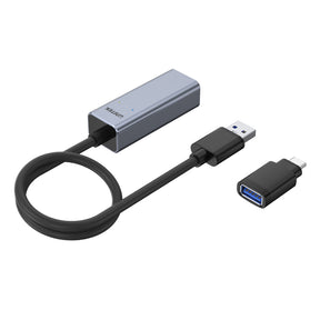 מתאם Unitek USB 3.0 to Gigabit Ethernet Adapter with USB-C Adapter – תמונה 9