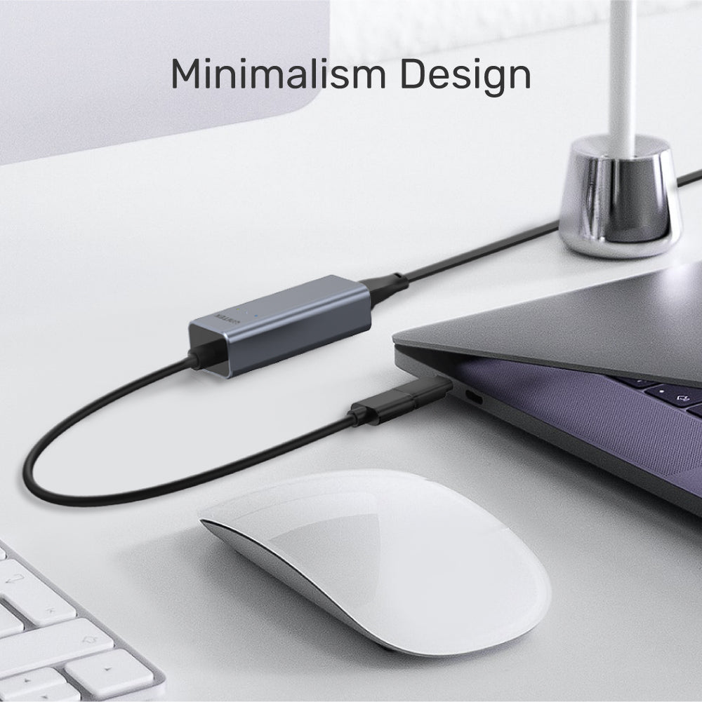 מתאם Unitek USB 3.0 to Gigabit Ethernet Adapter with USB-C Adapter – תמונה 4