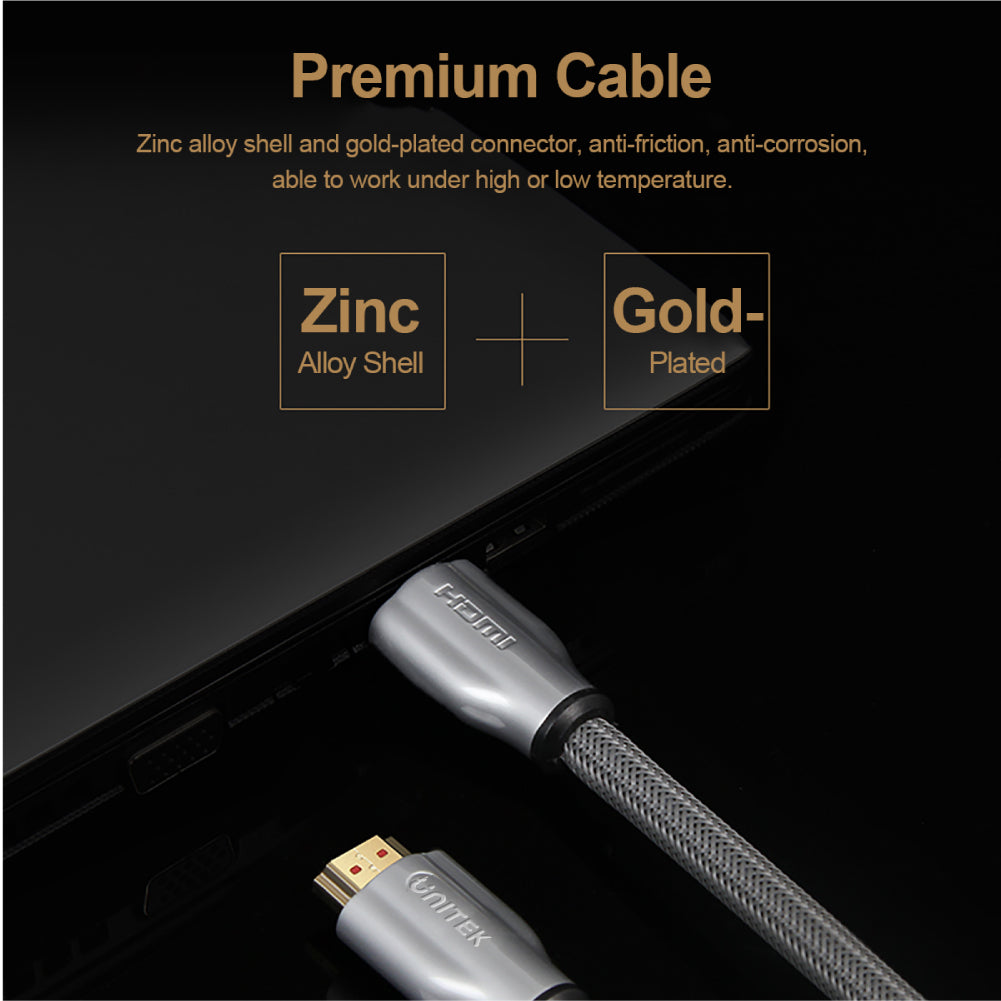 כבל Unitek 4K 60Hz HDMI Cable V2.0 - אורך 2 מטר – תמונה 6