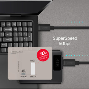 כבל נתונים וטעינה Unitek USB-C PD60W Charging Cable with 5Gbps (USB 3.0) – תמונה 8