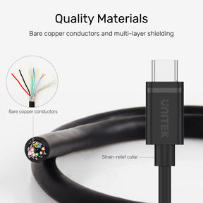 כבל נתונים וטעינה Unitek USB-C PD60W Charging Cable with 5Gbps (USB 3.0) – תמונה 10