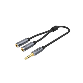 מפצל לזוג אוזניות Unitek Headphone Splitter For Dual Headphone (3.5mm Plug to Dual 3.5mm Jack) Stereo Audio Cable – תמונה 7