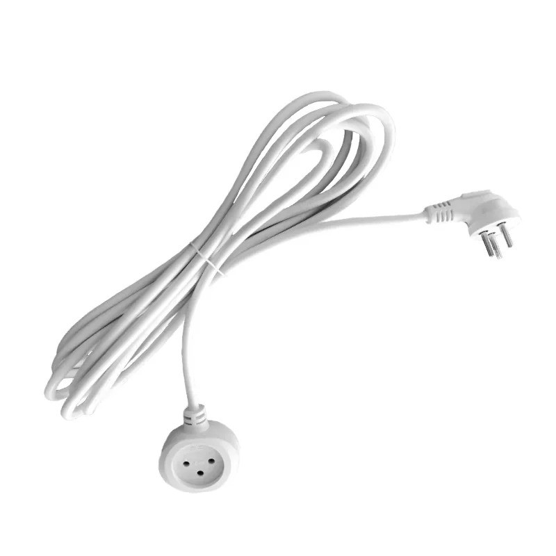 כבל מאריך חשמל אורך 3 מטר Luggar - צבע לבן