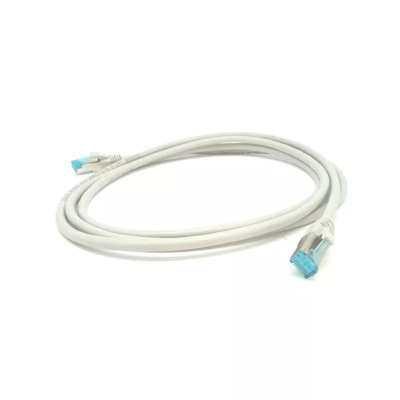 כבל רשת Luggar CAT6 FTP Patch אורך 0.5 מטר, צבע אפור