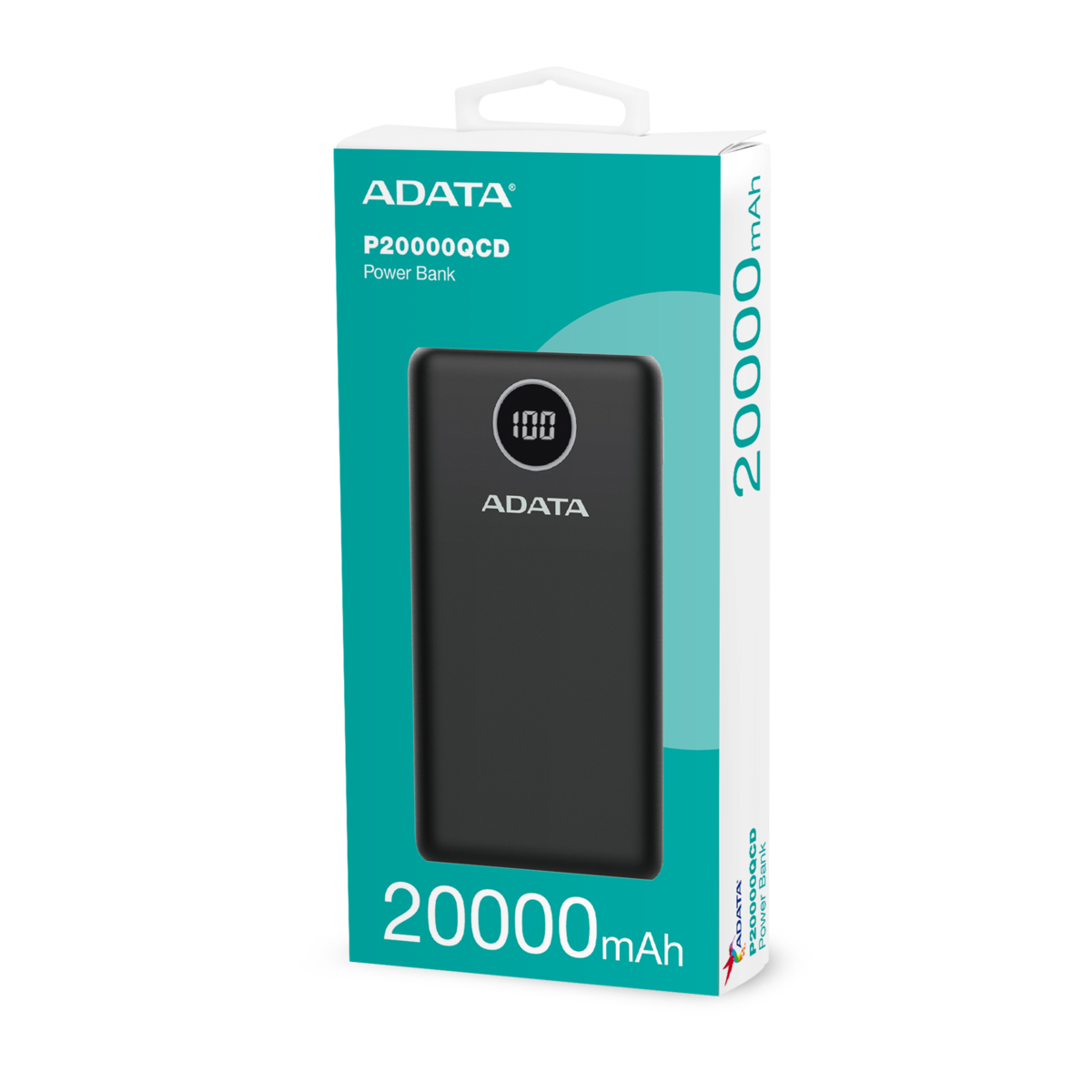 ADATA סוללת גיבוי ADATA AP20000QCD 20,000mAh Power Bank USB Black