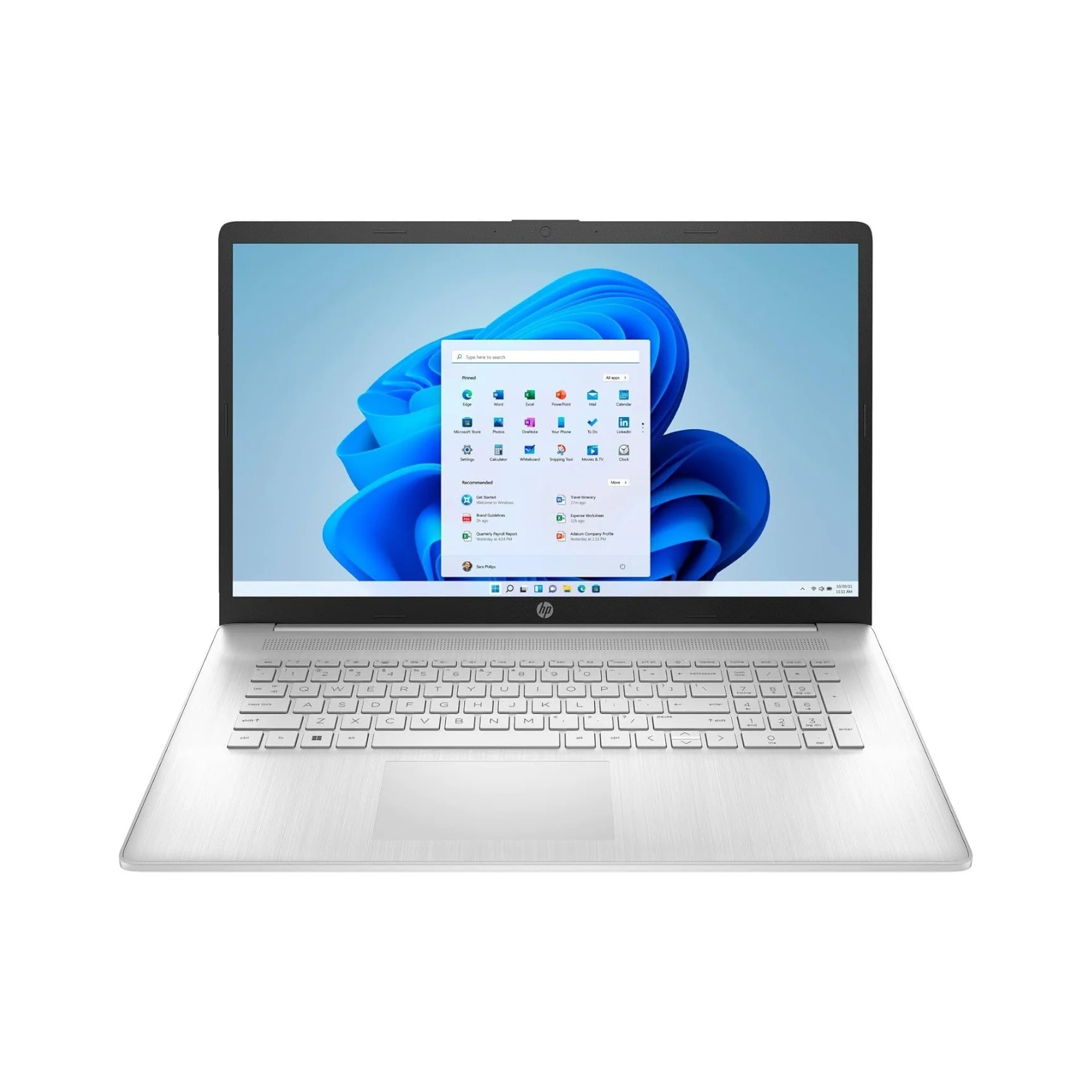 מחשב נייד HP 17Z-CN300 17.3" (1600x900) Touch i5-1334U 16GB 512GB SSD Windows 11 Home NATURAL SILVER FP Reader