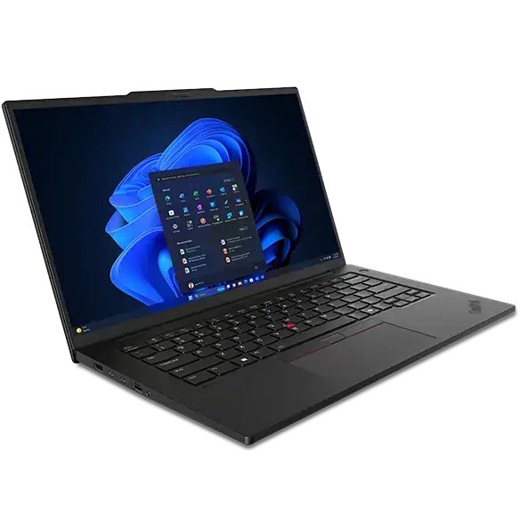 תחנת עבודה ניידת Lenovo ThinkPad P14s Gen 5 MOBILE WORKSTATION 14.5" (3072x1920) 120Hz IPS Core Ultra 7 155H 32GB 1TB SSD Windows 11 Pro NVIDIA® RTX 500 4GB BLACK Backlit Keyboard FP Reader