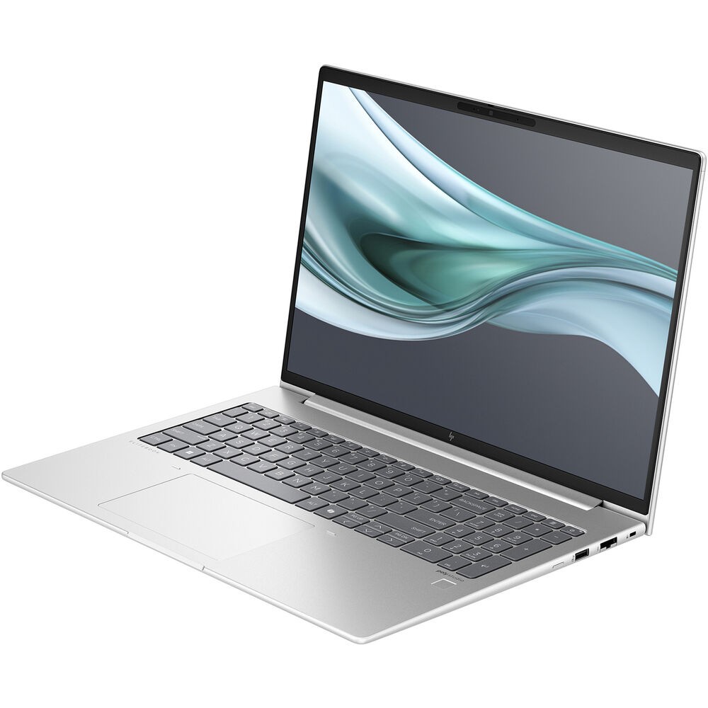 מחשב נייד HP EliteBook 660 G11 16" WUXGA (1920x1200) IPS Core Ultra 7 165U 16GB 512GB SSD Windows 11 Pro IR Webcam, מקלדת מוארת, קורא טביעות אצבע - צבע כסוף – תמונה 4