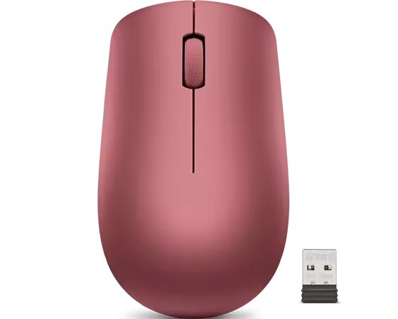 עכבר אלחוטי Lenovo 530 Wireless Mouse Cherry Red – תמונה 2
