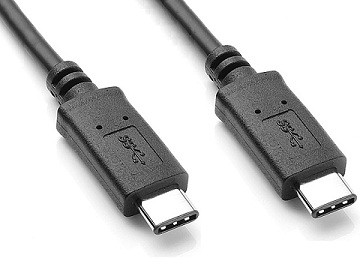 כבל TopX USB 3.2 Type C 5G 15W אורך 1m - שחור